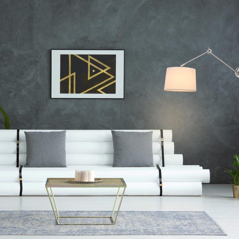 Cylindrical wall lamp with classic design and articulated design "ELBOW" E27
