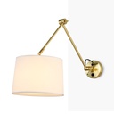 Cylindrical wall lamp with classic design and articulated design "ELBOW" E27