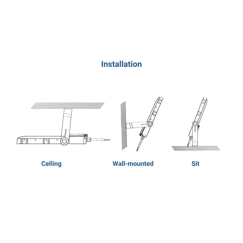 Asymmetrical outdoor LED floodlight - 300W - 140lm/W- IP66