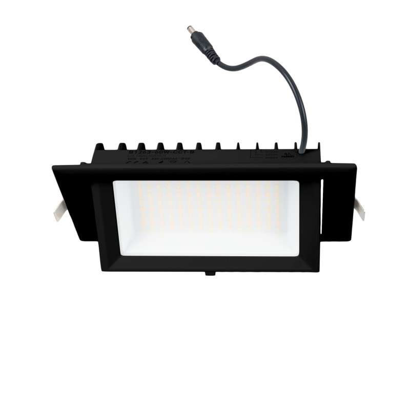 Rectangular adjustable CCT LED Downlight - 38W - White - 120° LIFUD Driver