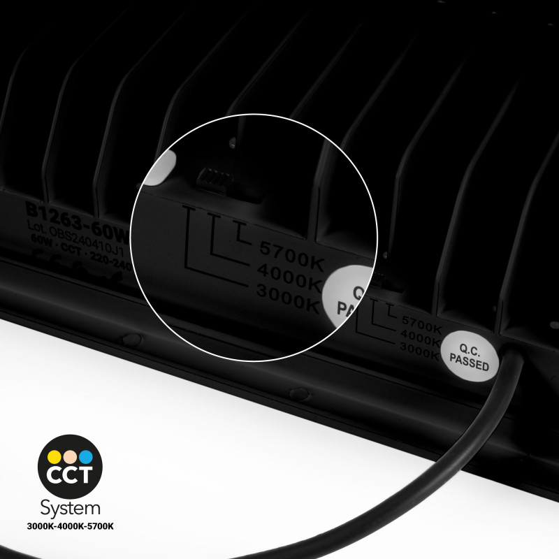 Rectangular adjustable CCT LED Downlight - 38W - White - 120° LIFUD Driver
