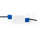 Adjustable round LED downlight - 38W - CCT - Black - 120° LIFUD Driver
