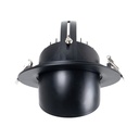 Adjustable round LED downlight - 38W - CCT - Black - 120° LIFUD Driver