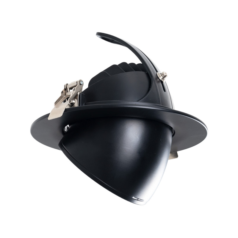 Adjustable round LED downlight - 38W - CCT - Black - 120° LIFUD Driver