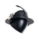Adjustable round LED downlight - 38W - CCT - Black - 120° LIFUD Driver