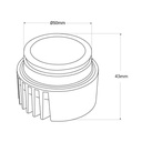 LED Module for MR16/GU10 downlight ring - 7W - DALI dimmable - 45º - CRI 90
