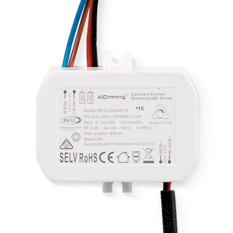 LED Module for MR16/GU10 downlight ring - 7W - DALI dimmable - 45º - CRI 90