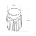 LED Module for MR16/GU10 downlight ring - 15W - DALI dimmable - 45º - CRI 90