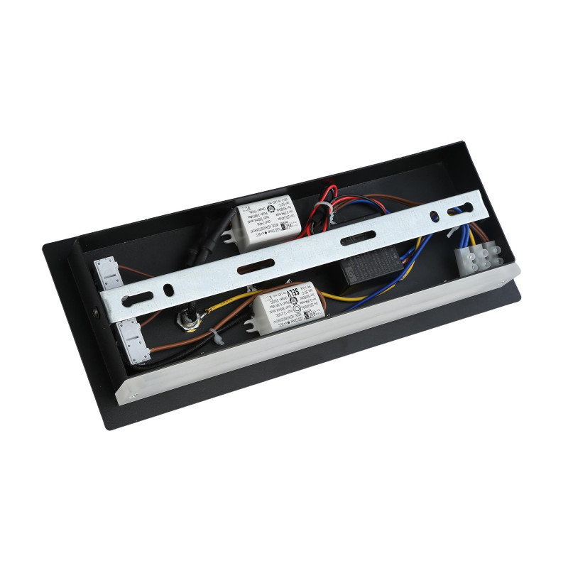 Wall reading light with USB port "Kerta" (right) - Double lighting - 3W+7W