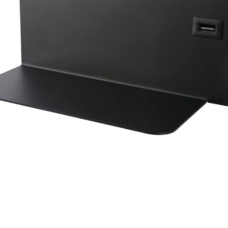 Wall reading light with USB port "Kerta" (right) - Double lighting - 3W+7W