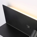 Wall reading light with USB port "Kerta" (right) - Double lighting - 3W+7W