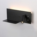 Wall reading light with USB port "Kerta" (right) - Double lighting - 3W+7W