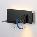 Wall reading light with USB port "Kerta" (right) - Double lighting - 3W+7W