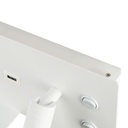 Wall reading light with USB port "Kerta" (right) - Double lighting - 3W+7W