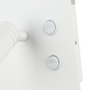 Wall reading light with USB port "Kerta" (right) - Double lighting - 3W+7W