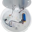 LED waterproof ceiling light / Emergency light - CCT - Adjustable power 12W-16W - Ø31cm - IP65