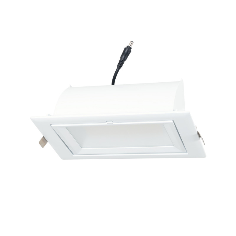 Rectangular adjustable CCT LED Downlight - 60W - White - 100° LIFUD Driver
