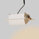 Rectangular adjustable CCT LED Downlight - 60W - White - 100° LIFUD Driver