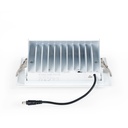 Rectangular adjustable CCT LED Downlight - 60W - White - 100° LIFUD Driver