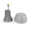 Commercial LED High Bay - CCT - (25W / 40W / 60W / 80W) - Aluminum diffuser - UGR19 - Lifud Driver 0-10V