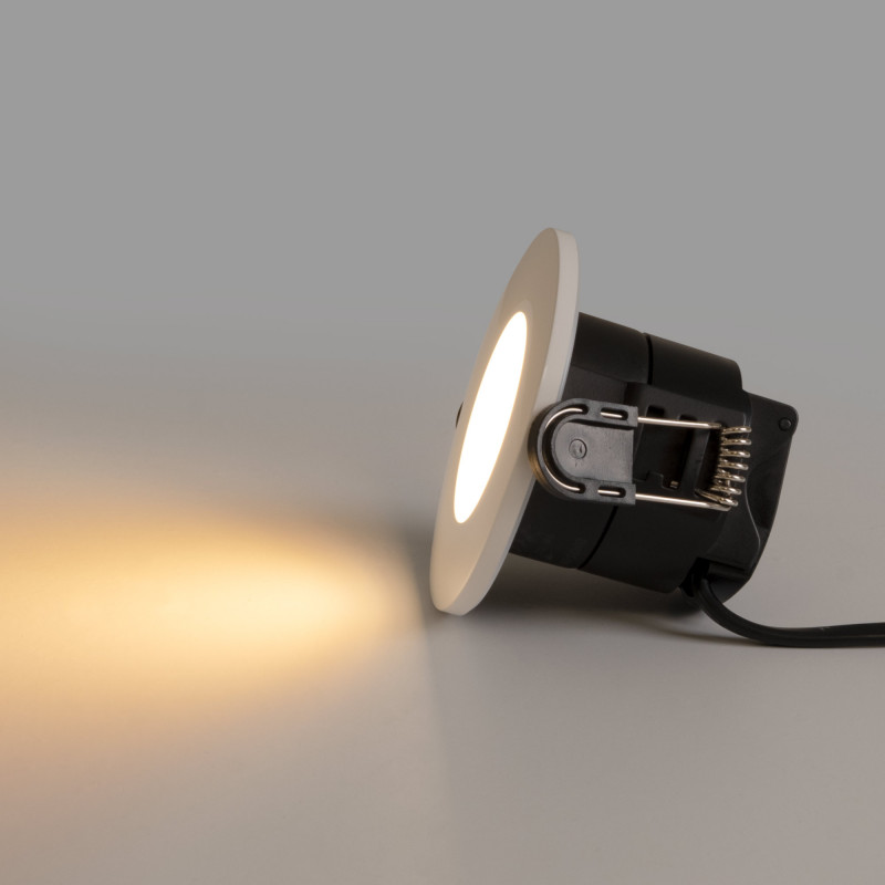 CCT LED Downlight - 6W - TRIAC Dimmable - Ø68mm - IP65 - Chrome