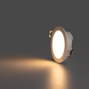 Outdoor LED Downlight 5W - 4000K - IP65 - TRIAC dimmable - Interchangeable bezel - Cutout Ø68mm