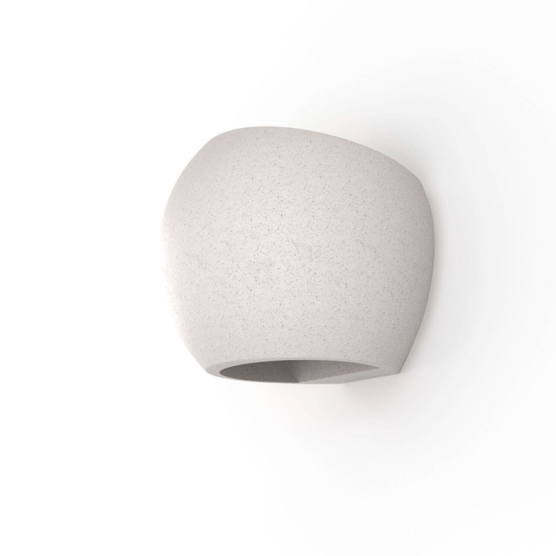 Concrete wall light "Ball" - Up & down - 1 x G9
