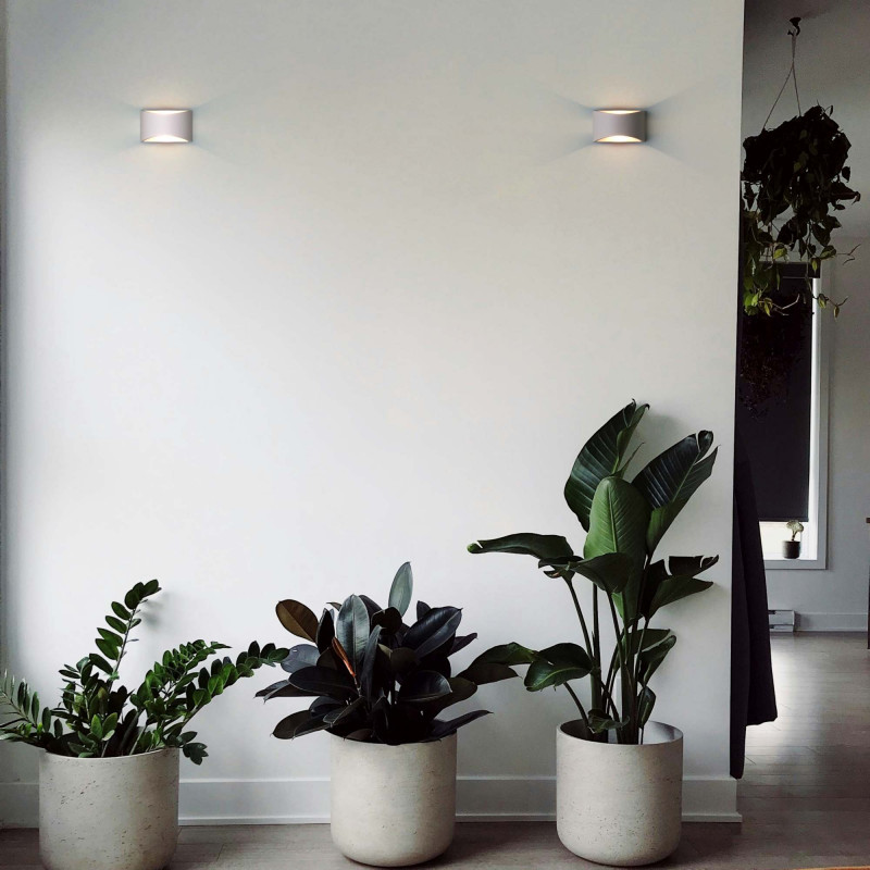 Concrete wall light "Raquel" - Up & down - 1 x G9