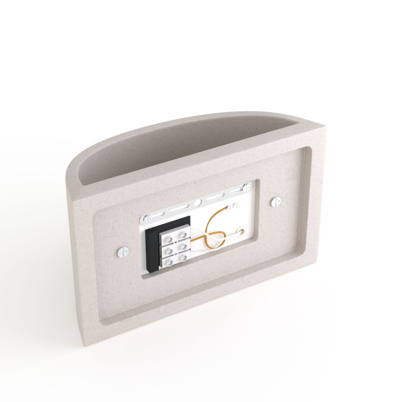 Concrete wall light "Raquel" - Up & down - 1 x G9