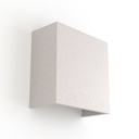 Concrete wall light "Scuad" - Square - Up & down - 1 x G9