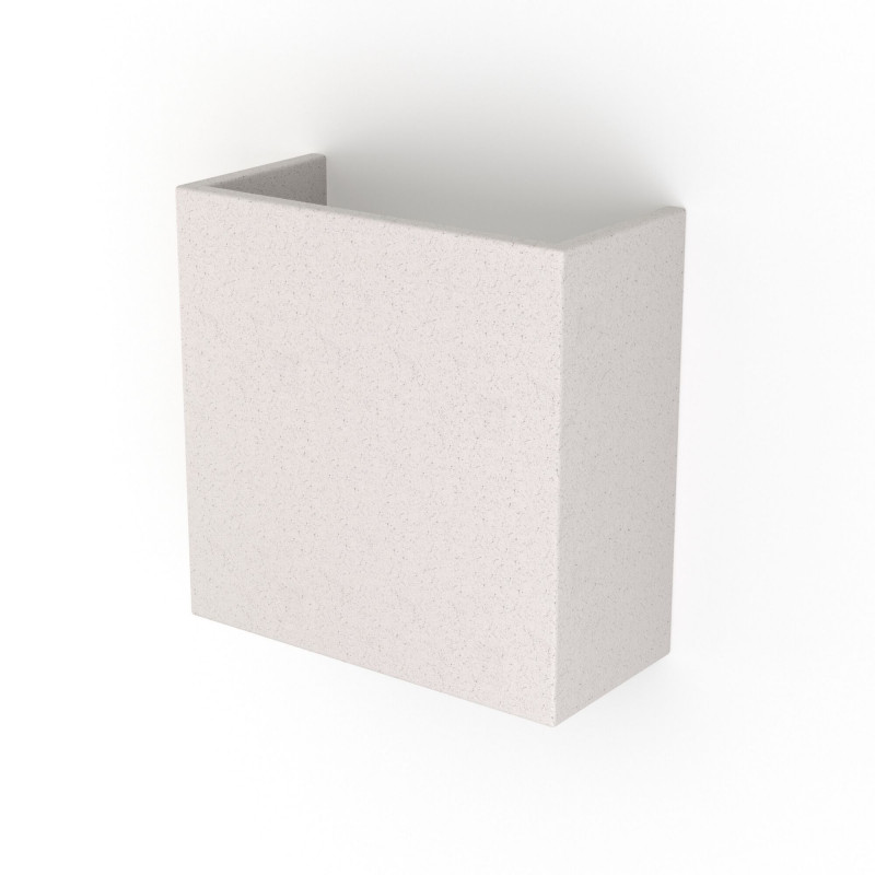 Concrete wall light "Scuad" - Square - Up & down - 1 x G9