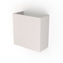 Concrete wall light "Scuad" - Square - Up & down - 1 x G9