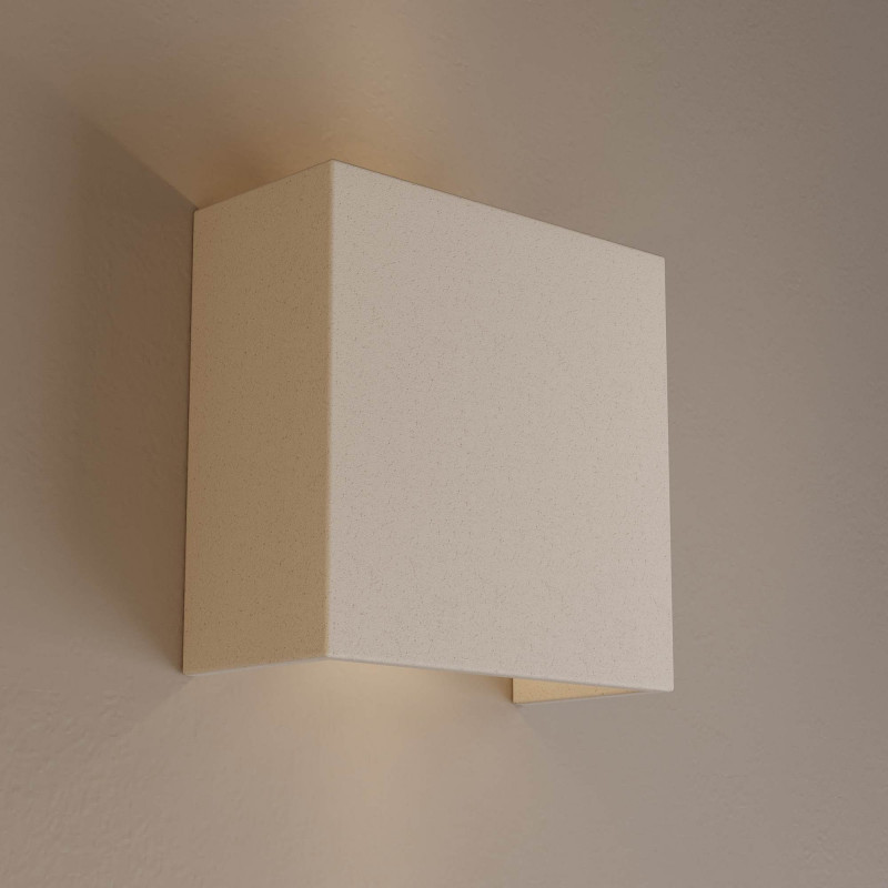 Concrete wall light "Scuad" - Square - Up & down - 1 x G9