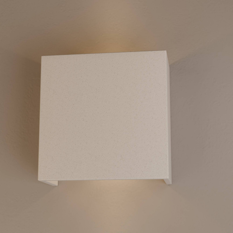 Concrete wall light "Scuad" - Square - Up & down - 1 x G9