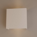 Concrete wall light "Scuad" - Square - Up & down - 1 x G9
