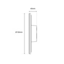 Plaster wall light "Lune" - 2.5W - Warm light