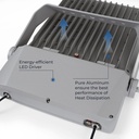 Outdoor Asymmetric LED floodlight - 600W - Dimmable 1-10V - 160lm/W - IP66