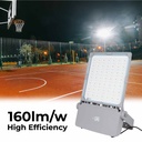 Outdoor Asymmetric LED floodlight - 600W - Dimmable 1-10V - 160lm/W - IP66
