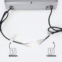 Outdoor Asymmetric LED floodlight - 600W - Dimmable 1-10V - 160lm/W - IP66