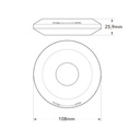 Microwave Motion Sensor - Surface - DIP Switch - Ceiling/wall