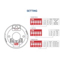Microwave Motion Sensor - Surface - DIP Switch - Ceiling/wall