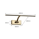 BABYLON 8W LED wall sconce for picture lighting