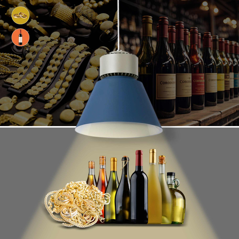 LED Bay light for fashion and retail - 36W - CRI95 - 4000K - KeGu Driver