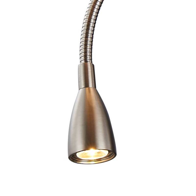 Wall light "PAIR" E27 with 3W LED reading lamp