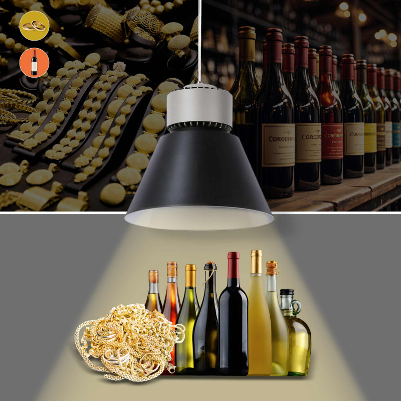 LED Bay light for fashion and retail - 36W - CRI95 - 4000K - KeGu Driver