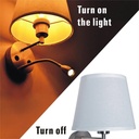 Wall light "PAIR" E27 with 3W LED reading lamp