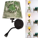 Wall light "PAIR" E27 with 3W LED reading lamp