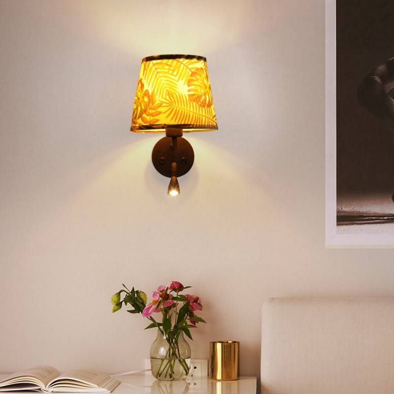 Wall light "PAIR" E27 with 3W LED reading lamp