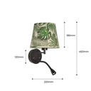 Wall light "PAIR" E27 with 3W LED reading lamp