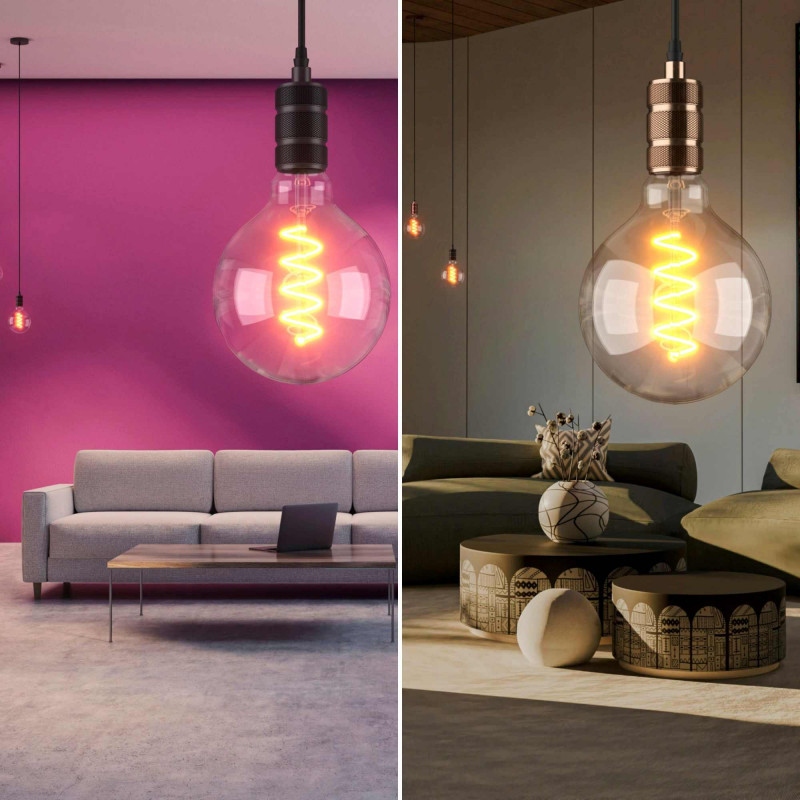 Retro/Vintage pendant lamp - E27 - 5 colours